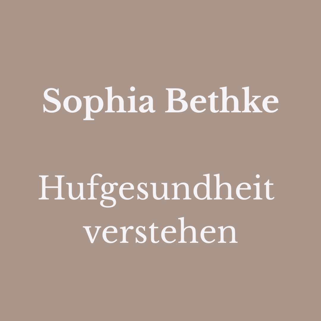 Sophia Bethke - Hufgesundheit verstehen 21./22.01.27